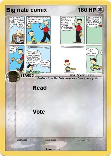 Pokemon Big nate comix