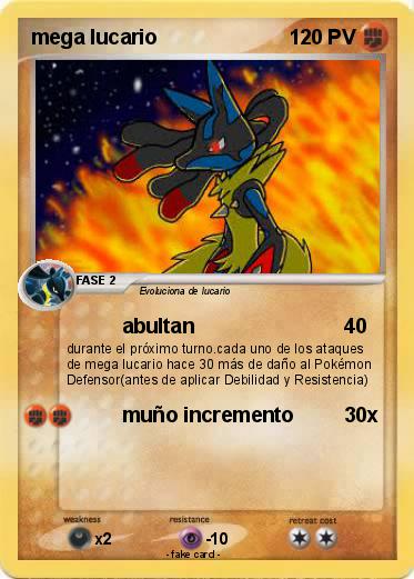 Pokemon mega lucario
