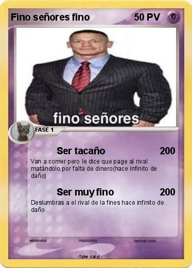 Pokemon Fino señores fino