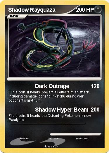 Pokemon Shadow Rayquaza