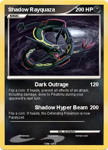 Pokemon Shadow Rayquaza