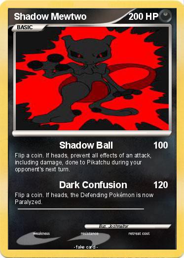 Pokemon Shadow Mewtwo