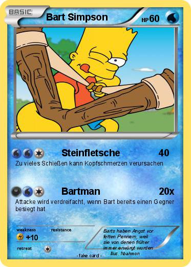 Pokemon Bart Simpson