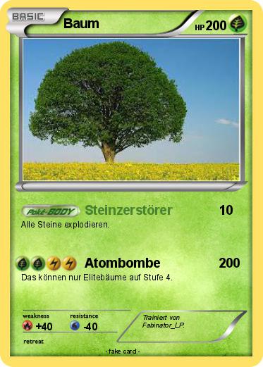 Pokemon Baum