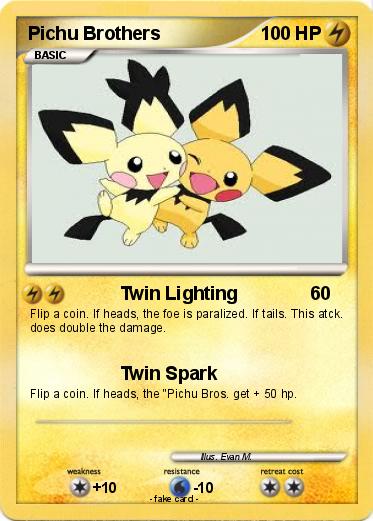 Pokemon Pichu Brothers