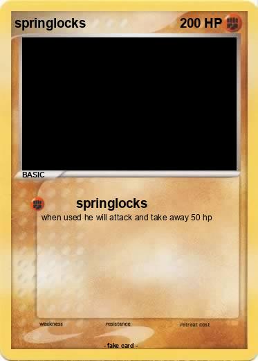 Pokemon springlocks