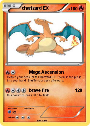 Pokemon charizard EX