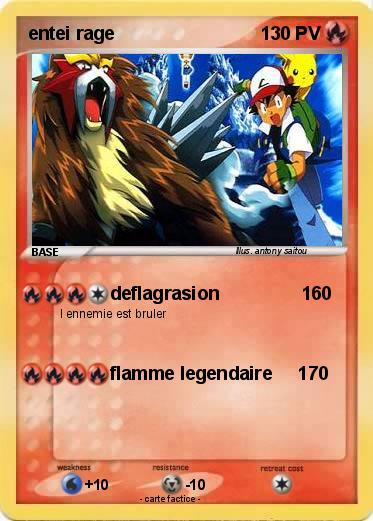 Pokemon entei rage