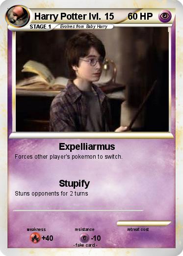 Pokemon Harry Potter lvl. 15