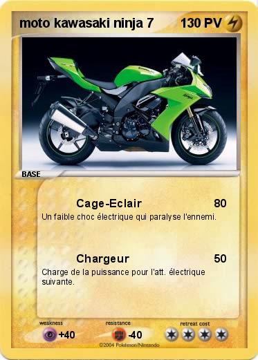 Pokemon moto kawasaki ninja 7