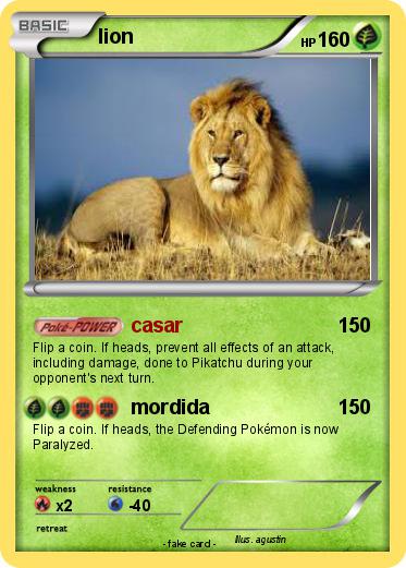 Pokemon lion