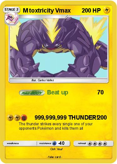 Pokemon M toxtricity Vmax