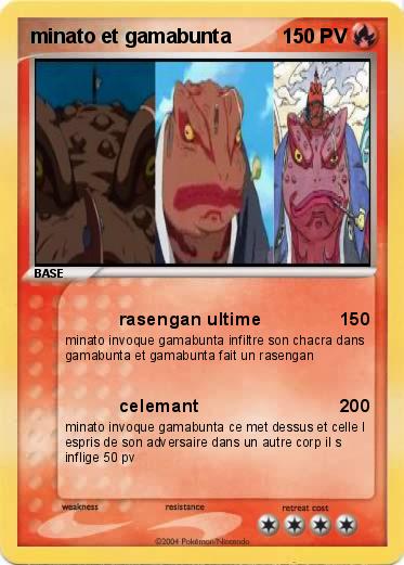 Pokemon minato et gamabunta