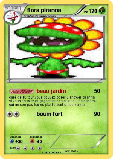 Pokemon flora piranna