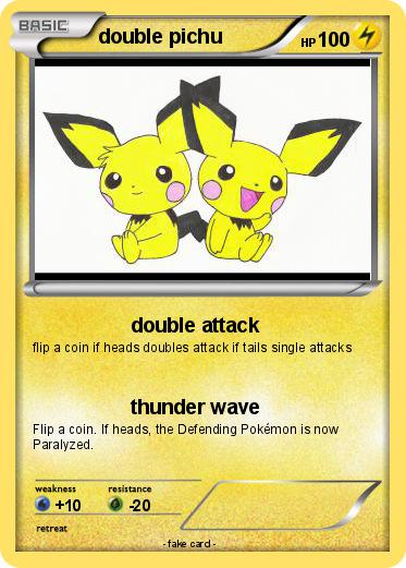 Pokemon double pichu