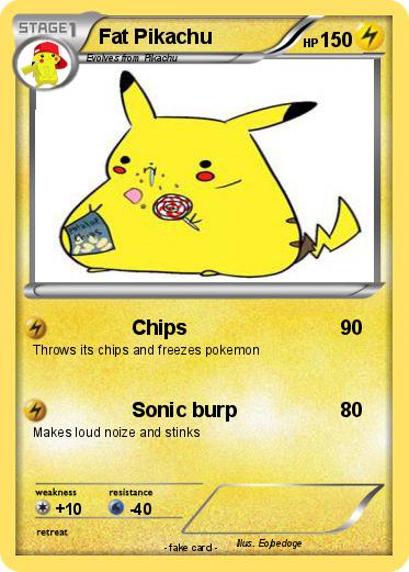 Pokemon Fat Pikachu