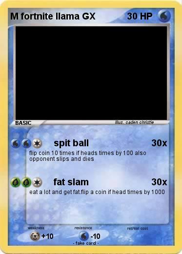 Pokemon M fortnite llama GX