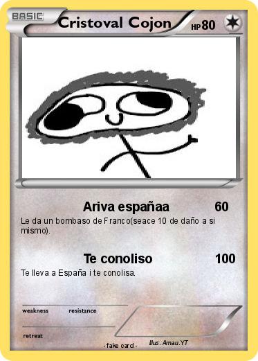 Pokemon Cristoval Cojon