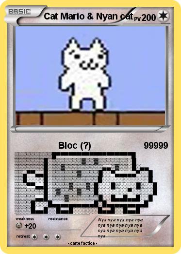 Pokemon Cat Mario & Nyan cat
