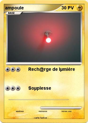 Pokemon ampoule