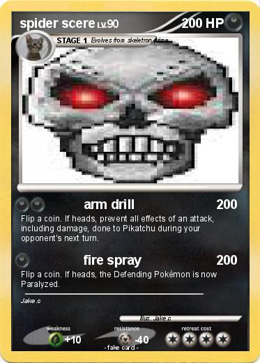 Pokemon spider scere