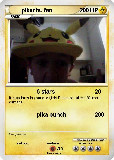 Pokemon pikachu fan
