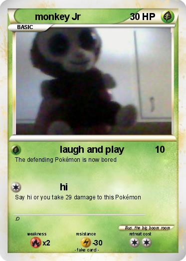 Pokemon monkey Jr