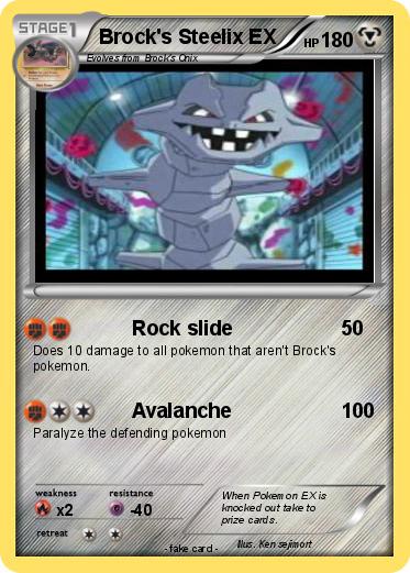 Pokemon Brock's Steelix EX