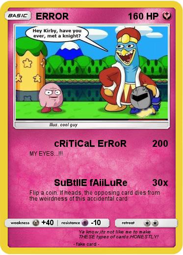 Pokemon ERROR