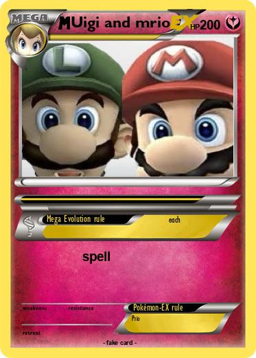 Pokemon Uigi and mrio