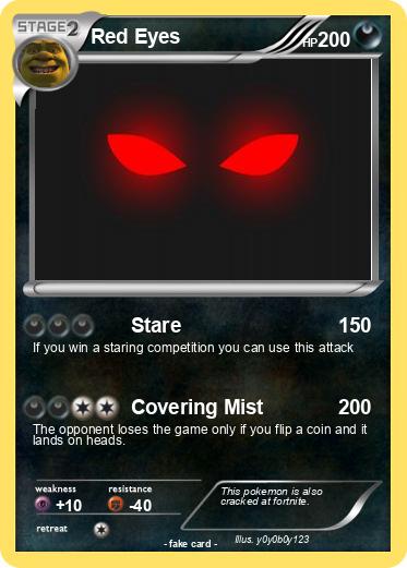 Pokemon Red Eyes