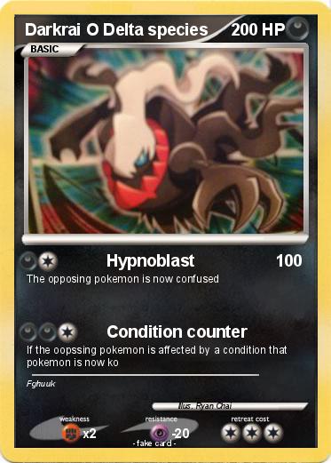 Pokemon Darkrai O Delta species