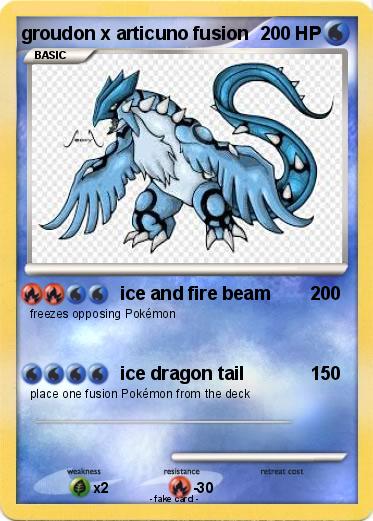 Pokemon groudon x articuno fusion