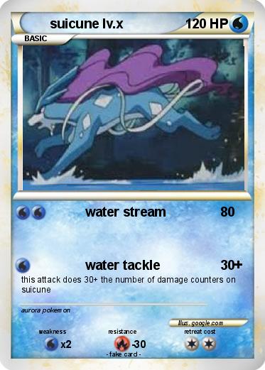 Pokemon suicune lv.x