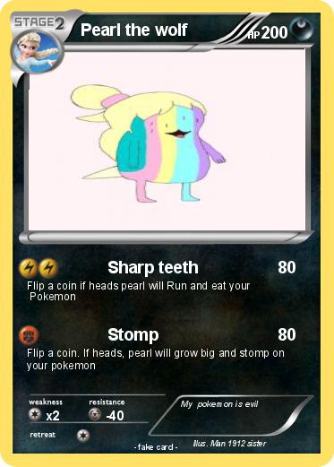 Pokemon Pearl the wolf