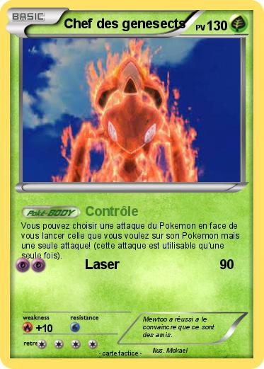 Pokemon Chef des genesects