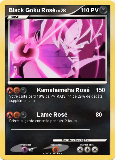 Pokemon Black Goku Rosé