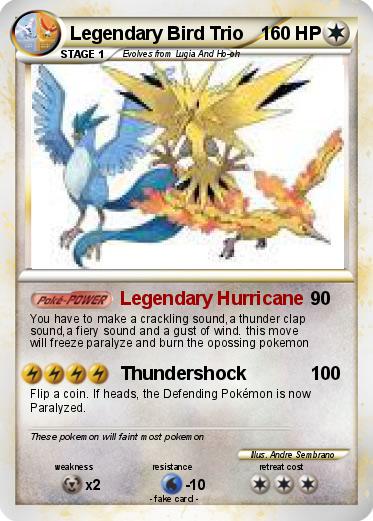 Pokemon Legendary Bird Trio