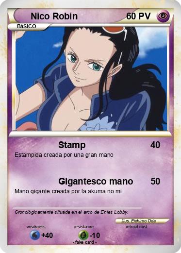 Pokemon Nico Robin