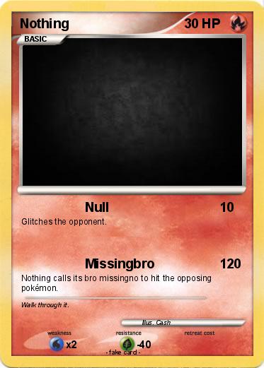 Pokemon Nothing