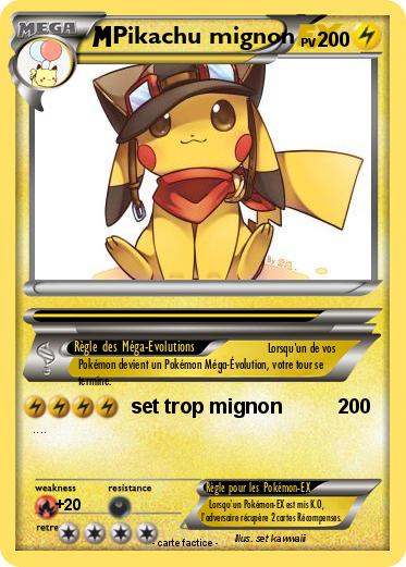 Pokemon Pikachu mignon