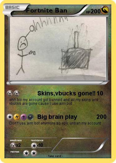 Pokemon Fortnite Ban