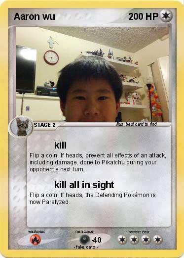 Pokemon Aaron wu