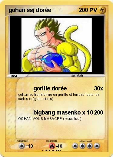 Pokemon gohan ssj dorée