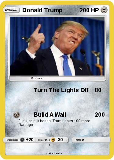 Pokemon Donald Trump