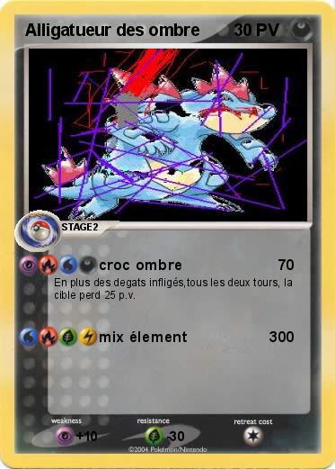 Pokemon Alligatueur des ombre