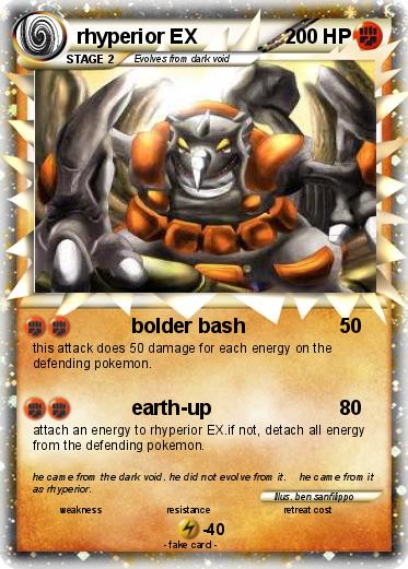 Pokemon rhyperior EX