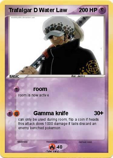 Pokemon Trafalgar D Water Law