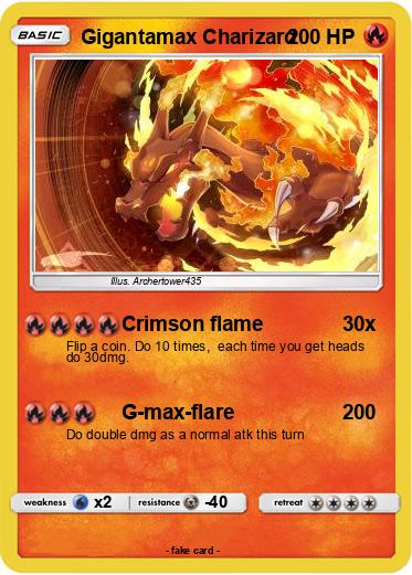 Pokemon Gigantamax Charizard