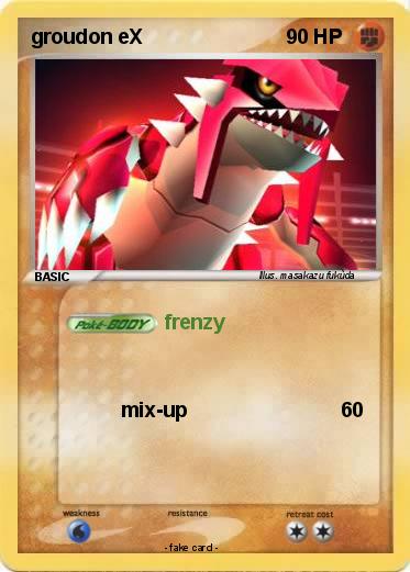 Pokemon groudon eX